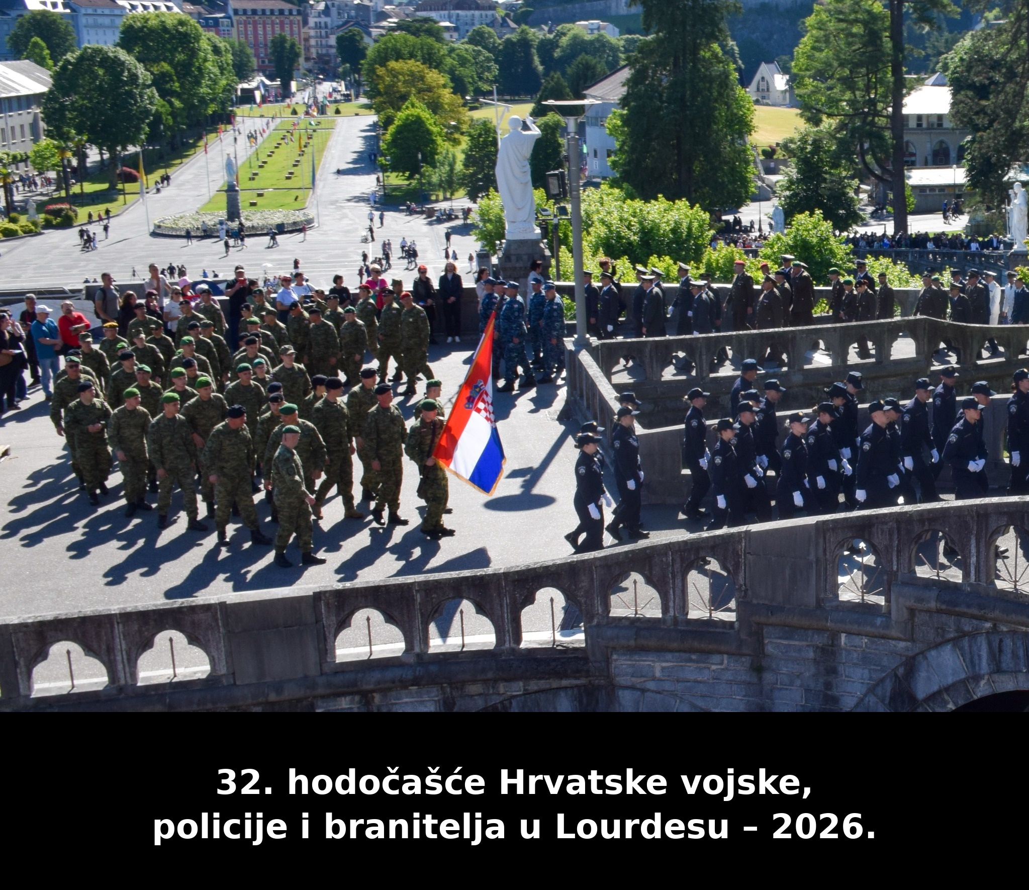 32. hodočašće Hrvatske vojske, policije i branitelja u Lourdes – 2026.