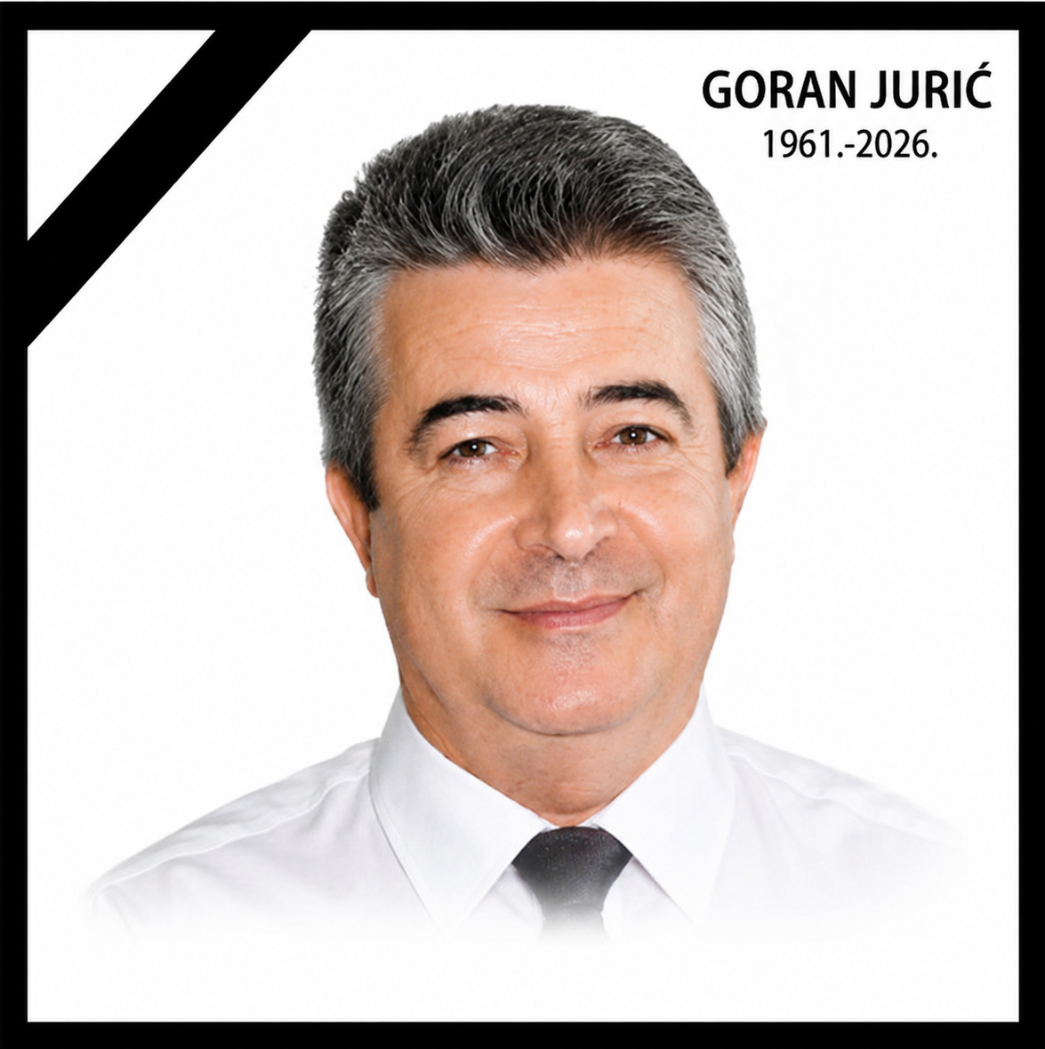 Obavijest o smrti Gorana Jurića
